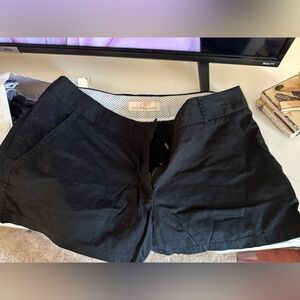 J Crew Women’s Black Chino Shorts Size 6